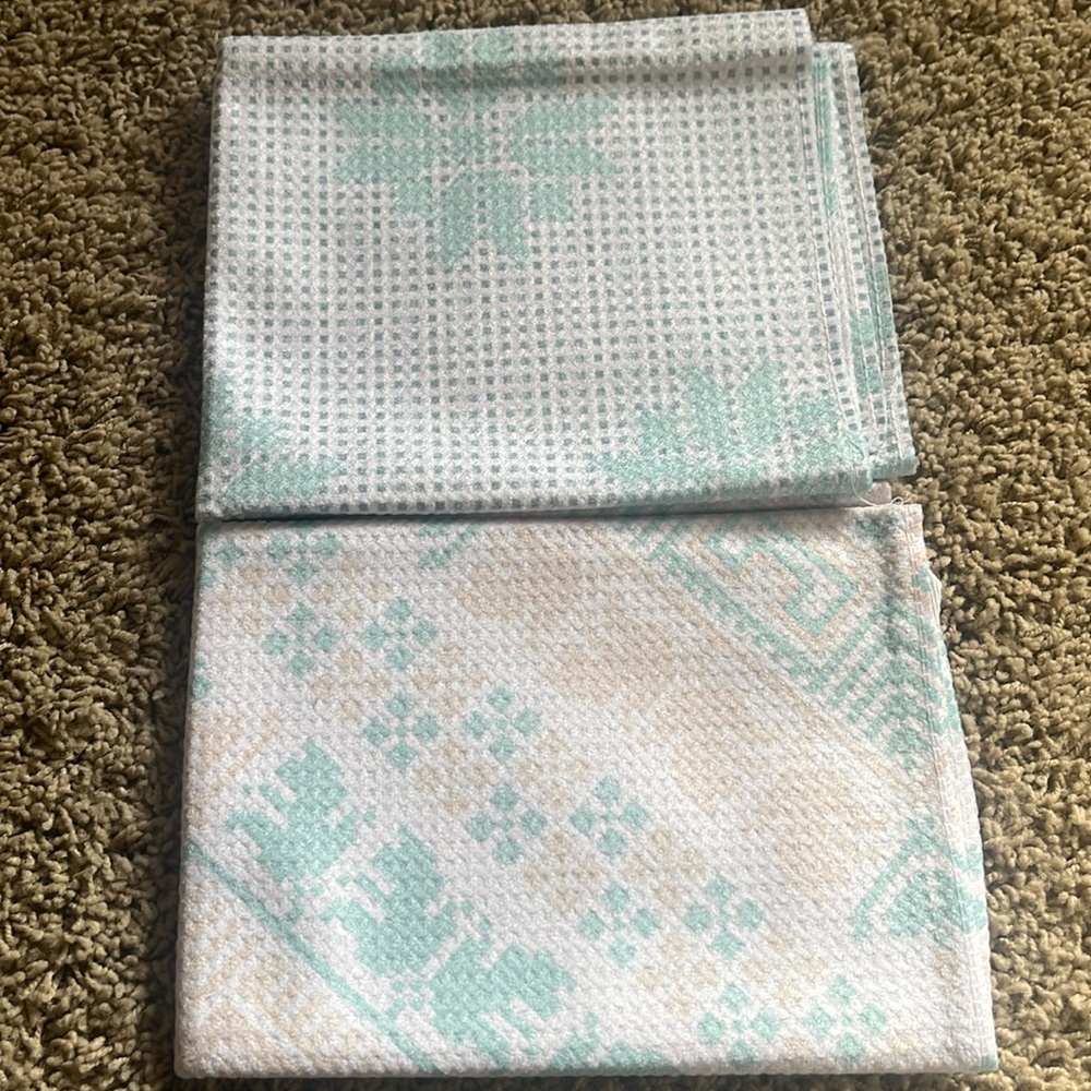 Desert Aqua Towels